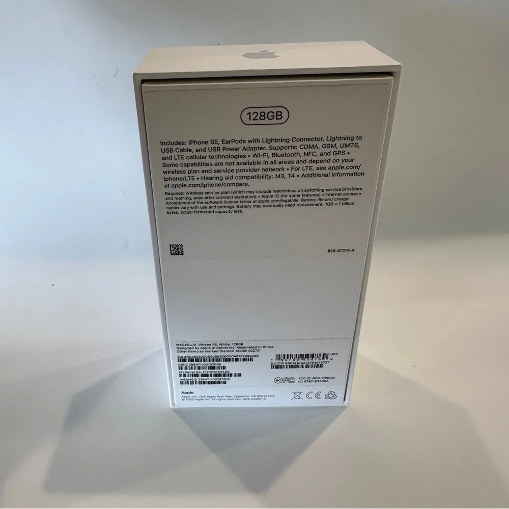 Apple iPhone SE 128GB White Box ONLY